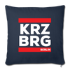 KRZBRG - Sofakissen mit Füllung (45 x 45 cm) - navy