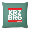 KRZBRG - Sofakissen mit Füllung (45 x 45 cm) - cypress green