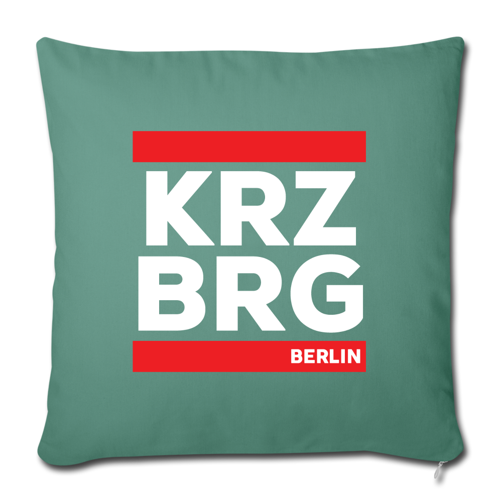 KRZBRG - Sofakissen mit Füllung (45 x 45 cm) - cypress green