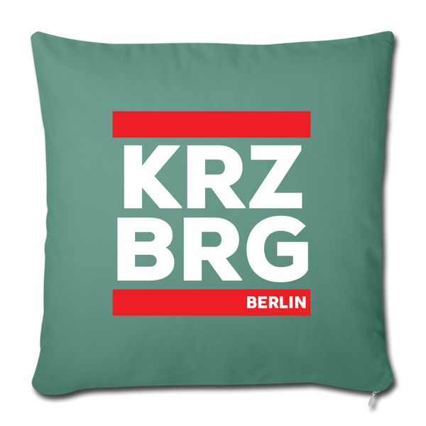 KRZBRG - Sofakissen mit Füllung (45 x 45 cm) - cypress green