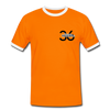 Östliches kreuzberg - Männer Ringer T-Shirt - orange/white