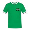 Östliches kreuzberg - Männer Ringer T-Shirt - kelly green/white