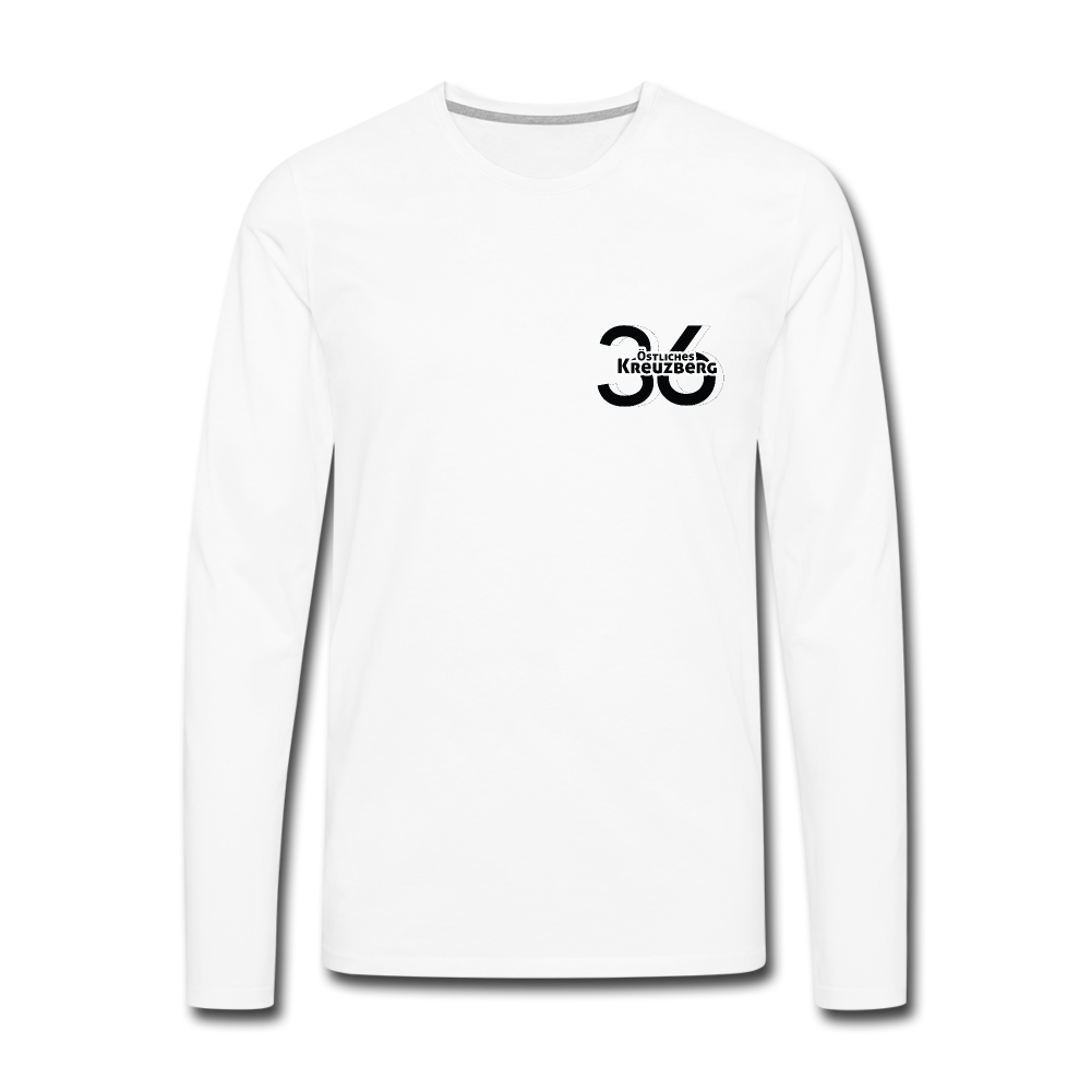 Östliches kreuzberg - Männer Premium Langamshirt - white