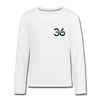 Östliches kreuzberg - Teenager Langarmshirt - white