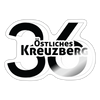 Östliches kreuzberg - Aufkleber - white glossy