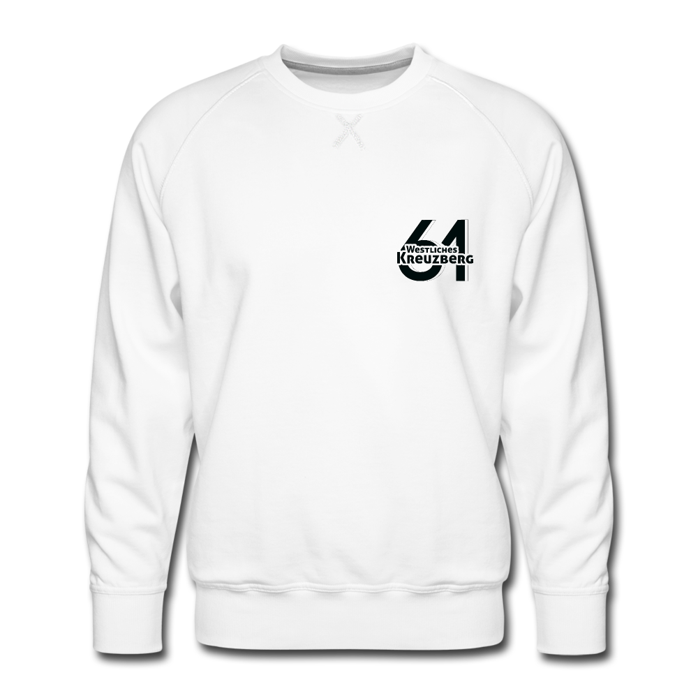 Westliches Kreuzberg  - Männer Premium Sweatshirt - white