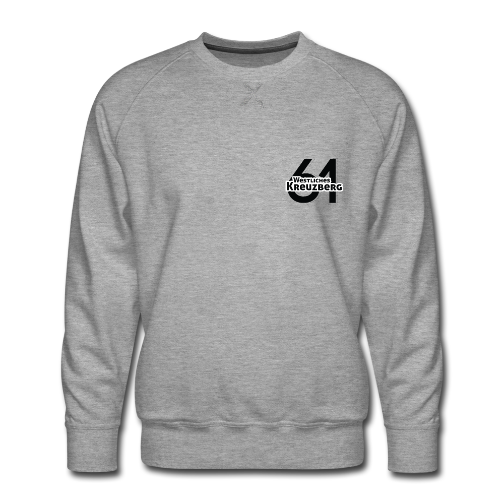Westliches Kreuzberg  - Männer Premium Sweatshirt - heather grey