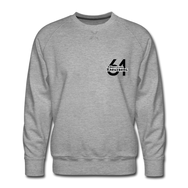 Westliches Kreuzberg  - Männer Premium Sweatshirt - heather grey