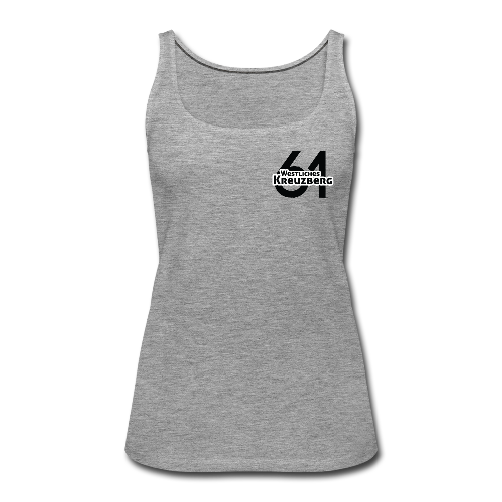 Westliches Kreuzberg  - Frauen Premium Tank Top - heather grey