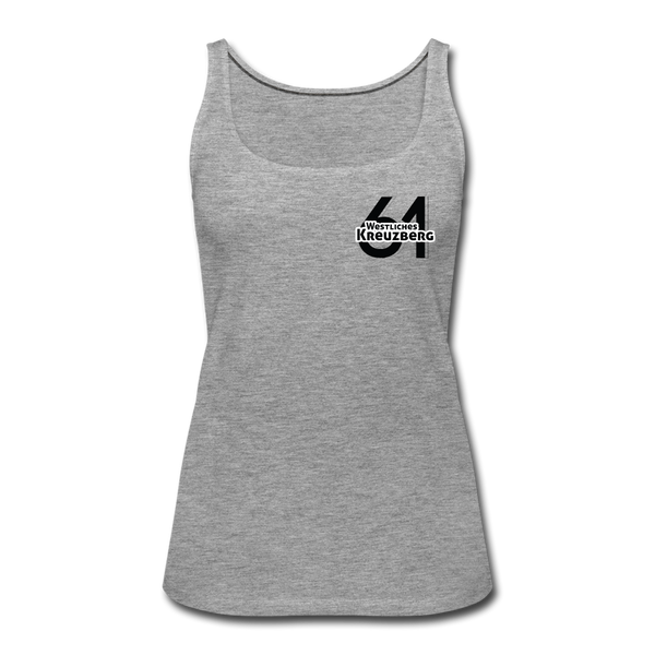 Westliches Kreuzberg  - Frauen Premium Tank Top - heather grey