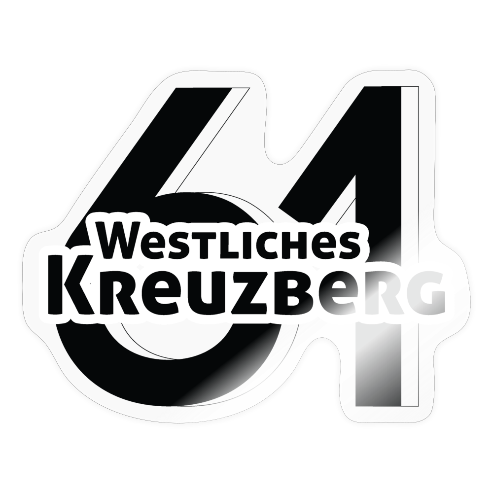 Westliches Kreuzberg  - Aufkleber - transparent glossy