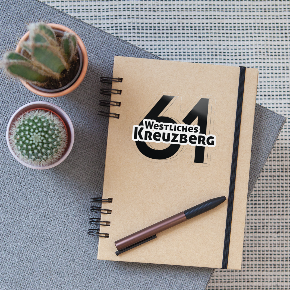 Westliches Kreuzberg  - Aufkleber - transparent glossy