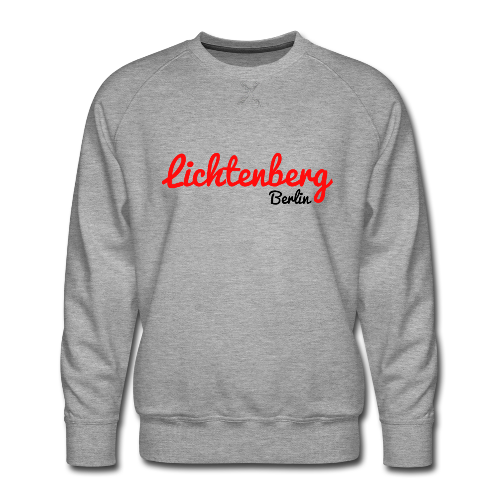 Lichtenberg Berlin - Männer Premium Sweatshirt - heather grey
