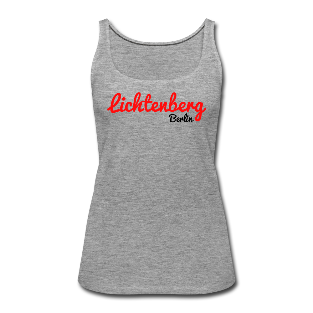 Lichtenberg Berlin - Frauen Premium Tank Top - heather grey
