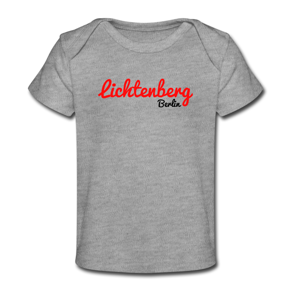 Lichtenberg Berlin - Baby Bio T-Shirt - heather grey