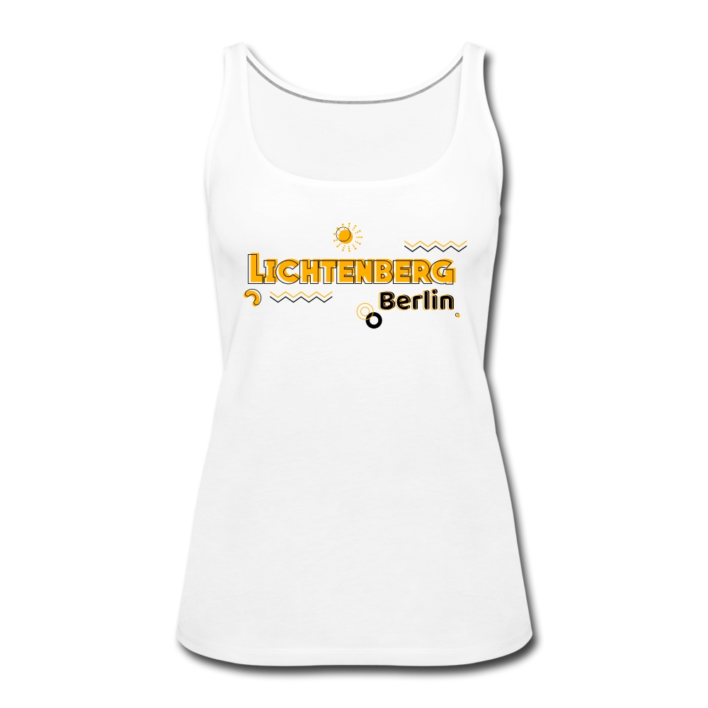 Lichtenberg - Frauen Premium Tank Top - white