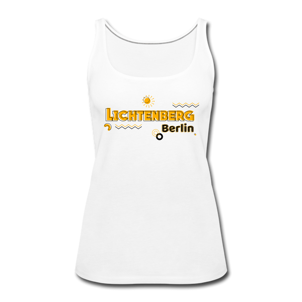 Lichtenberg - Frauen Premium Tank Top - white