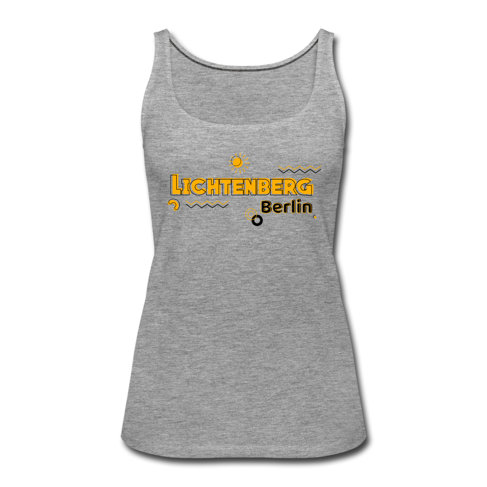 Lichtenberg - Frauen Premium Tank Top - heather grey