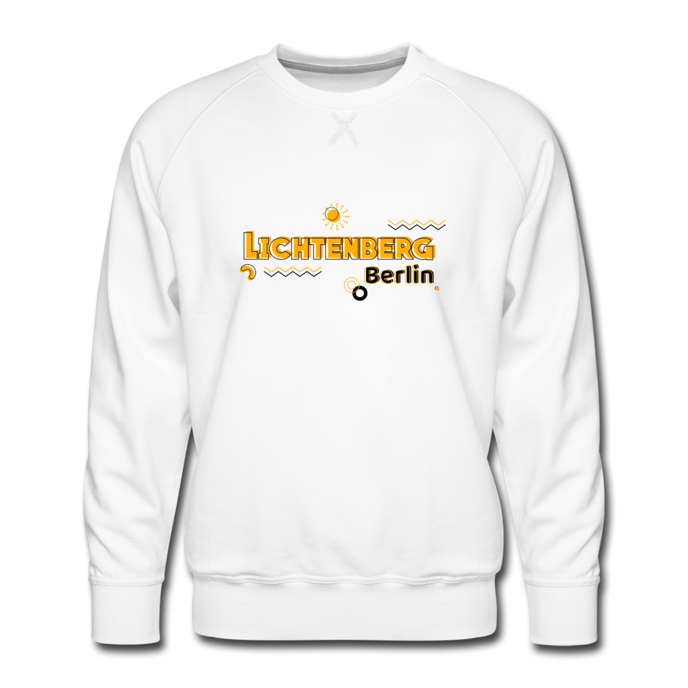 Lichtenberg - Männer Premium Sweatshirt - white