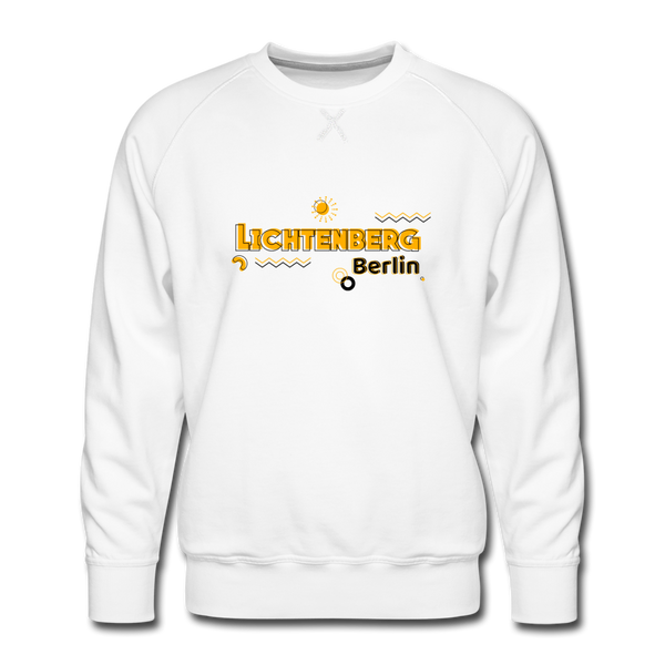 Lichtenberg - Männer Premium Sweatshirt - white