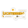 Lichtenberg - Aufkleber - white glossy