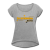 Lichtenberg - Frauen T-Shirt mit gerollten Ärmeln - heather grey