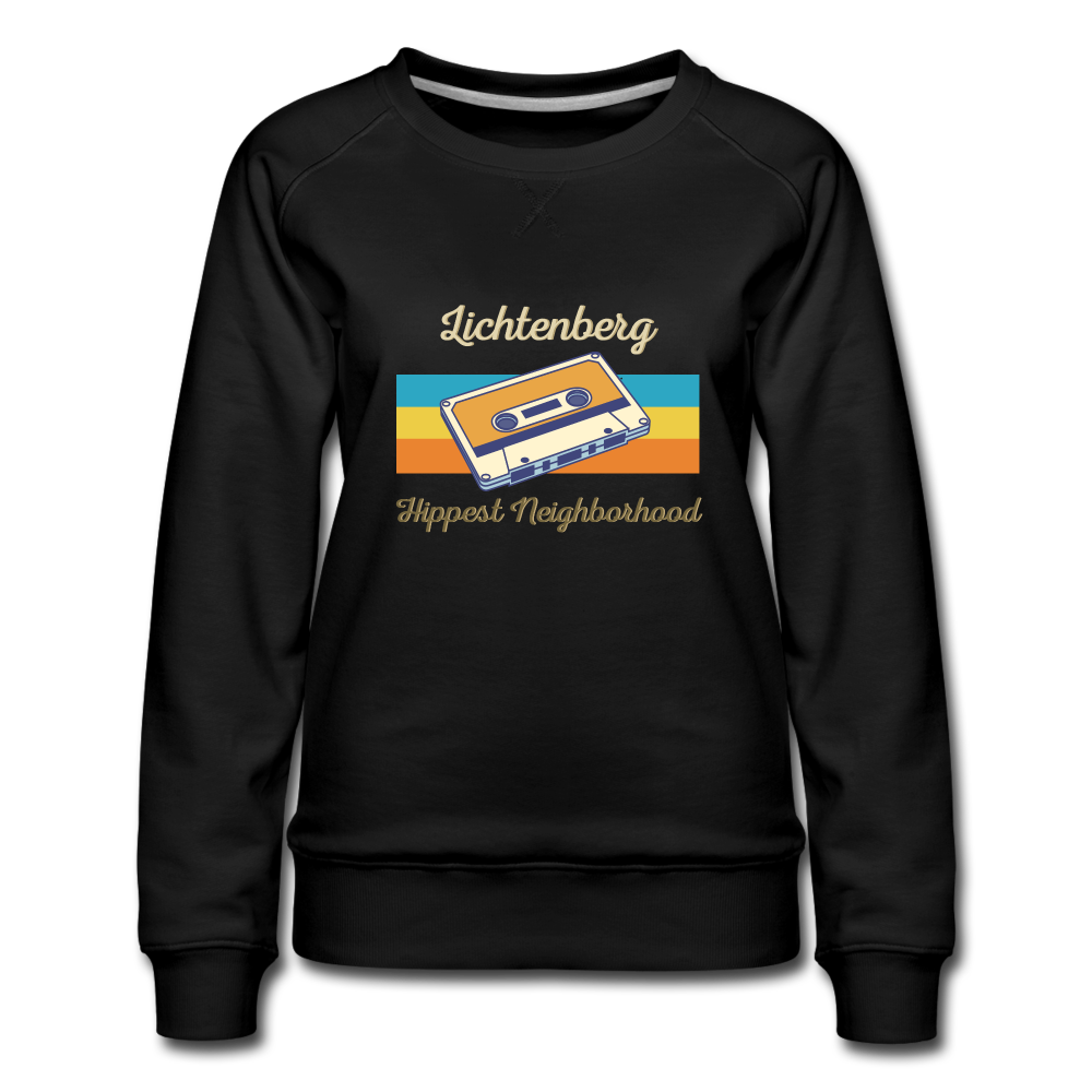 Lichtenberg Hippest Neighborhood - Frauen Premium Sweatshirt - black