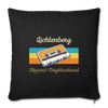 Lichtenberg Hippest Neighborhood - Sofakissen mit Füllung (45 x 45 cm) - black
