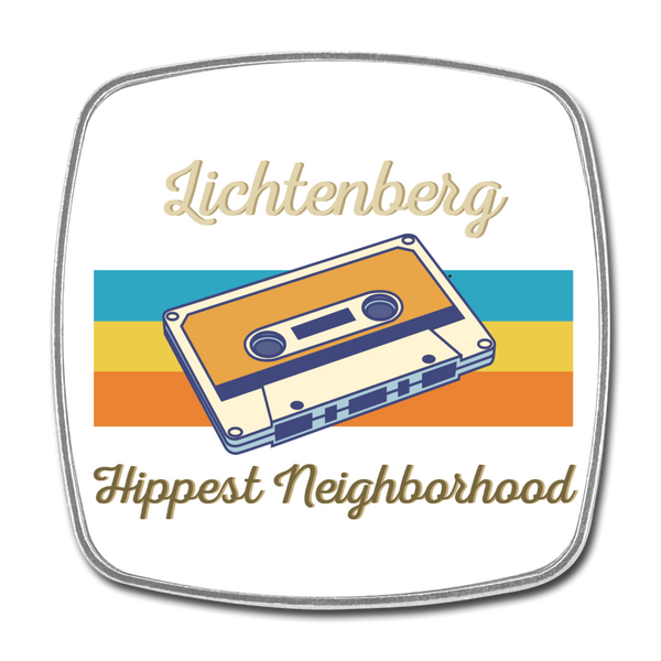 Lichtenberg Hippest Neighborhood - Kühlschrankmagnet - white