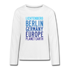 Lichtenberg Planet Earth - Teenager Langarmshirt - white
