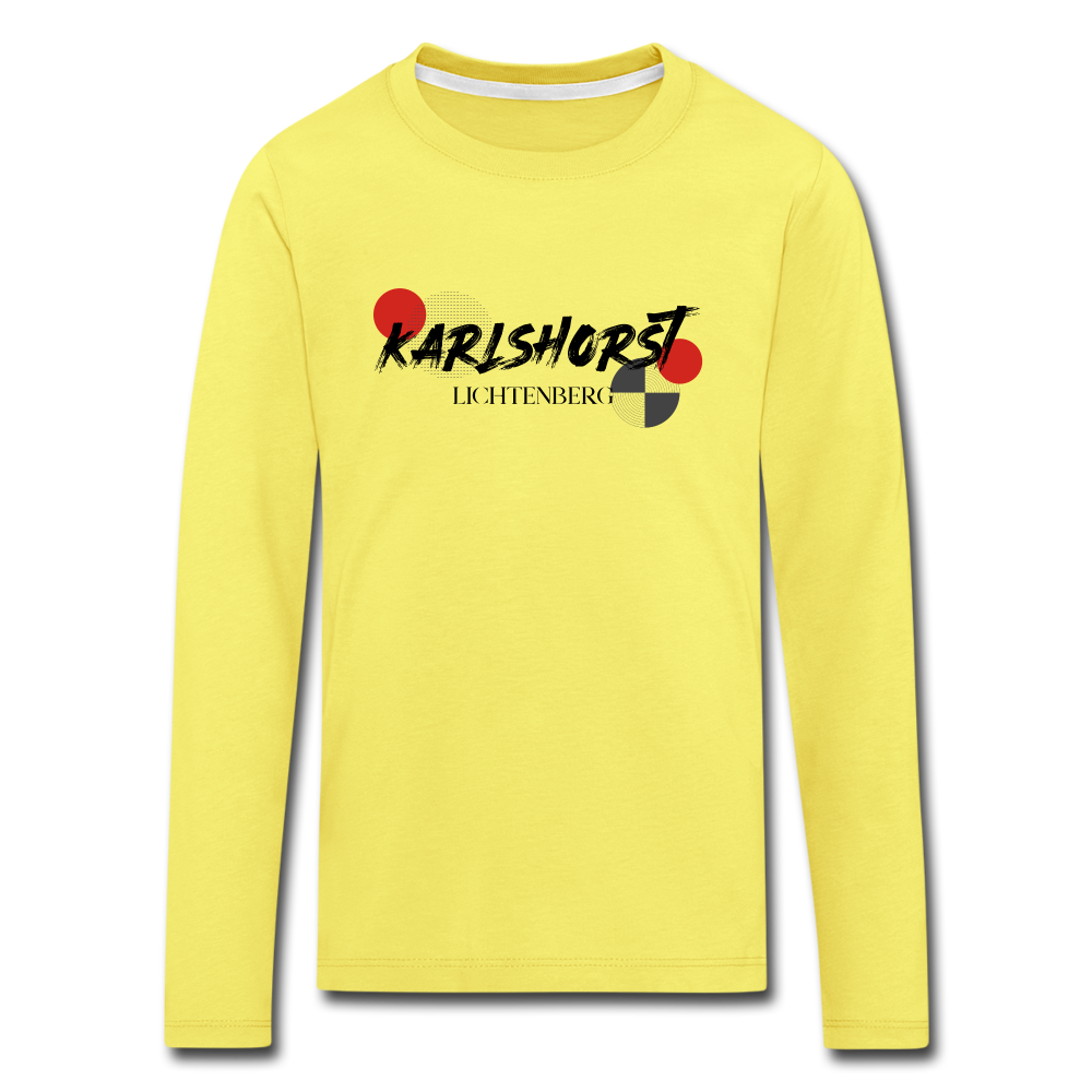 Karlshorst - Kinder Langarmshirt - yellow