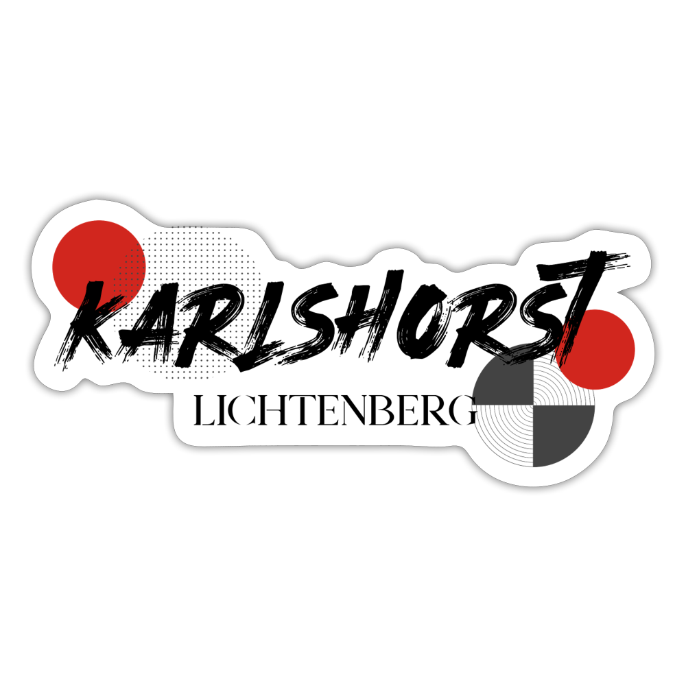 Karlshorst - Aufkleber - white matte