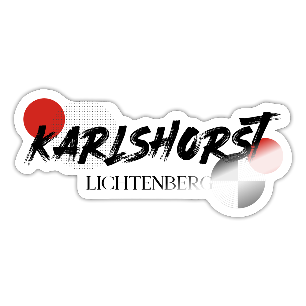 Karlshorst - Aufkleber - white glossy