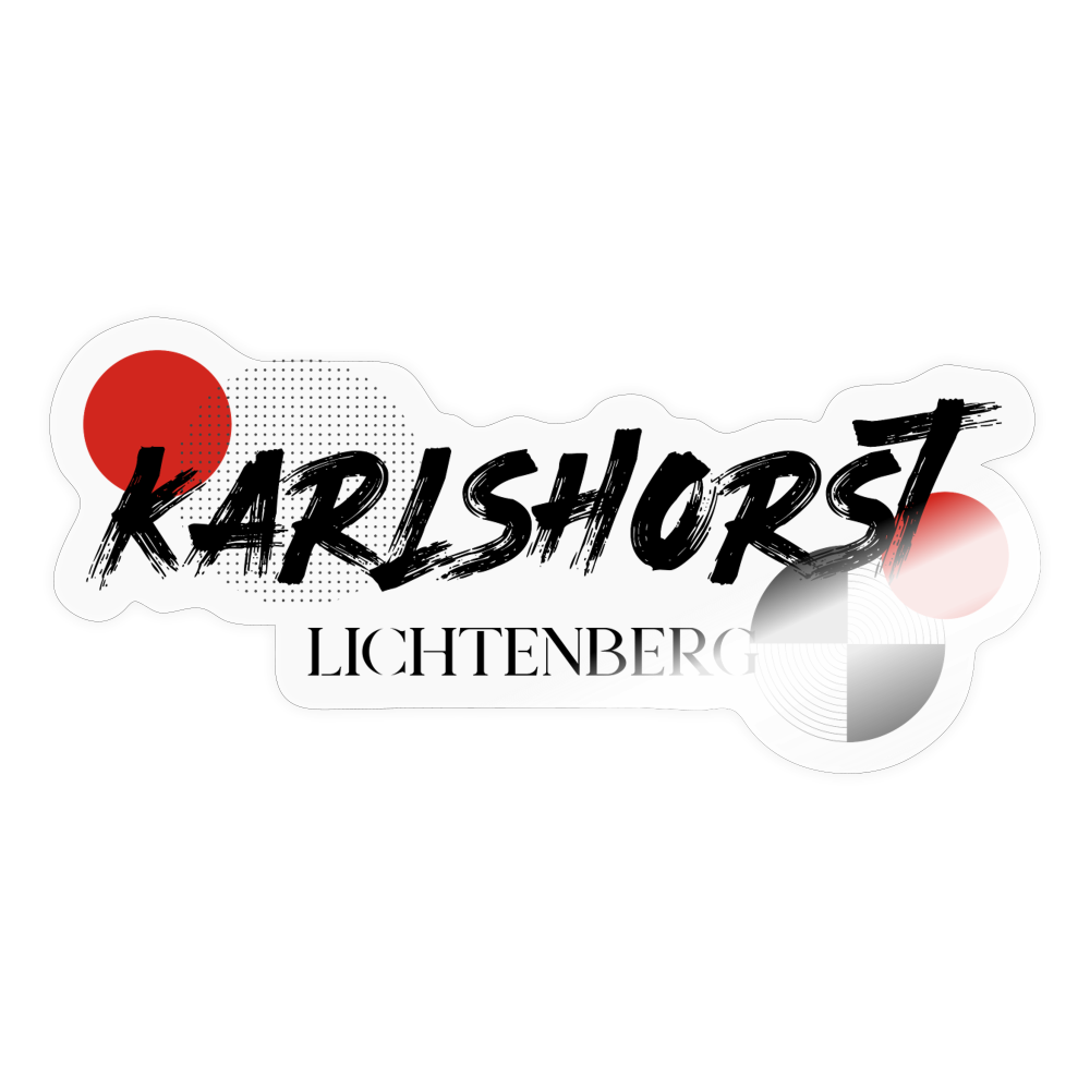 Karlshorst - Aufkleber - transparent glossy