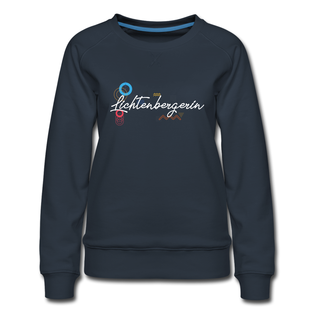 Lichtenbergerin - Frauen Premium Sweatshirt - navy
