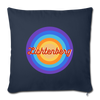 Lichtenberg Retro - Sofakissen mit Füllung (45 x 45 cm) - navy