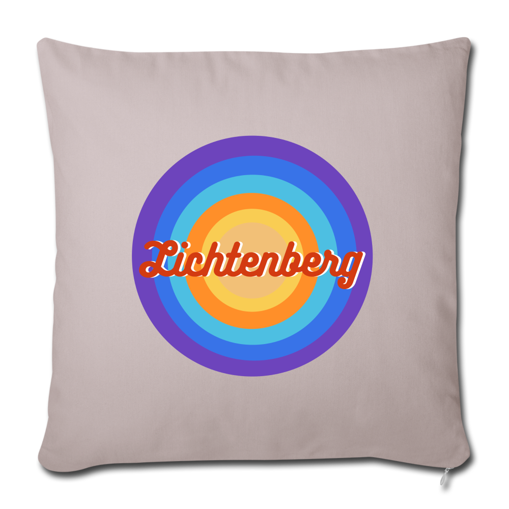 Lichtenberg Retro - Sofakissen mit Füllung (45 x 45 cm) - light taupe