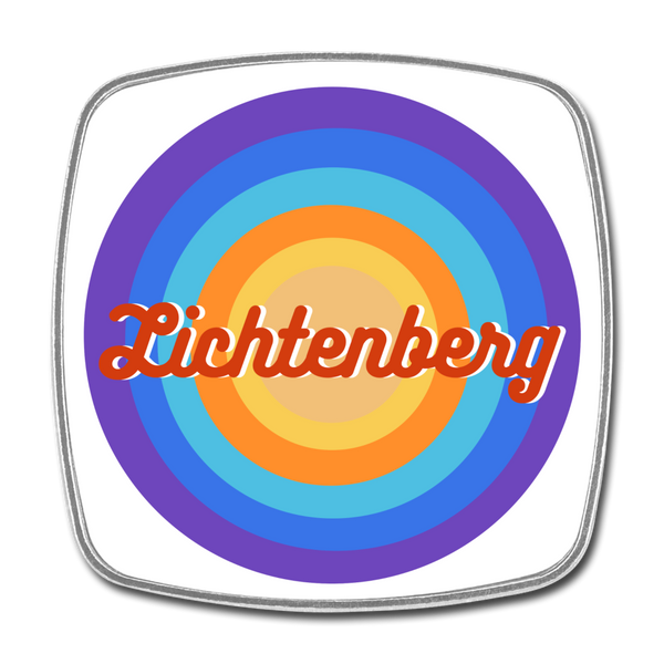 Lichtenberg Retro - Kühlschrankmagnet - white