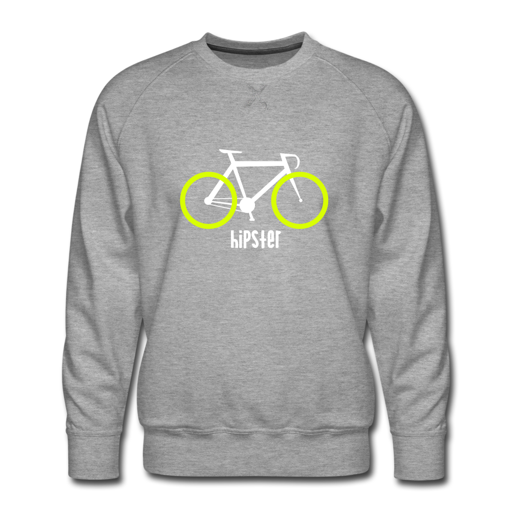 Hipster - Männer Premium Sweatshirt - heather grey