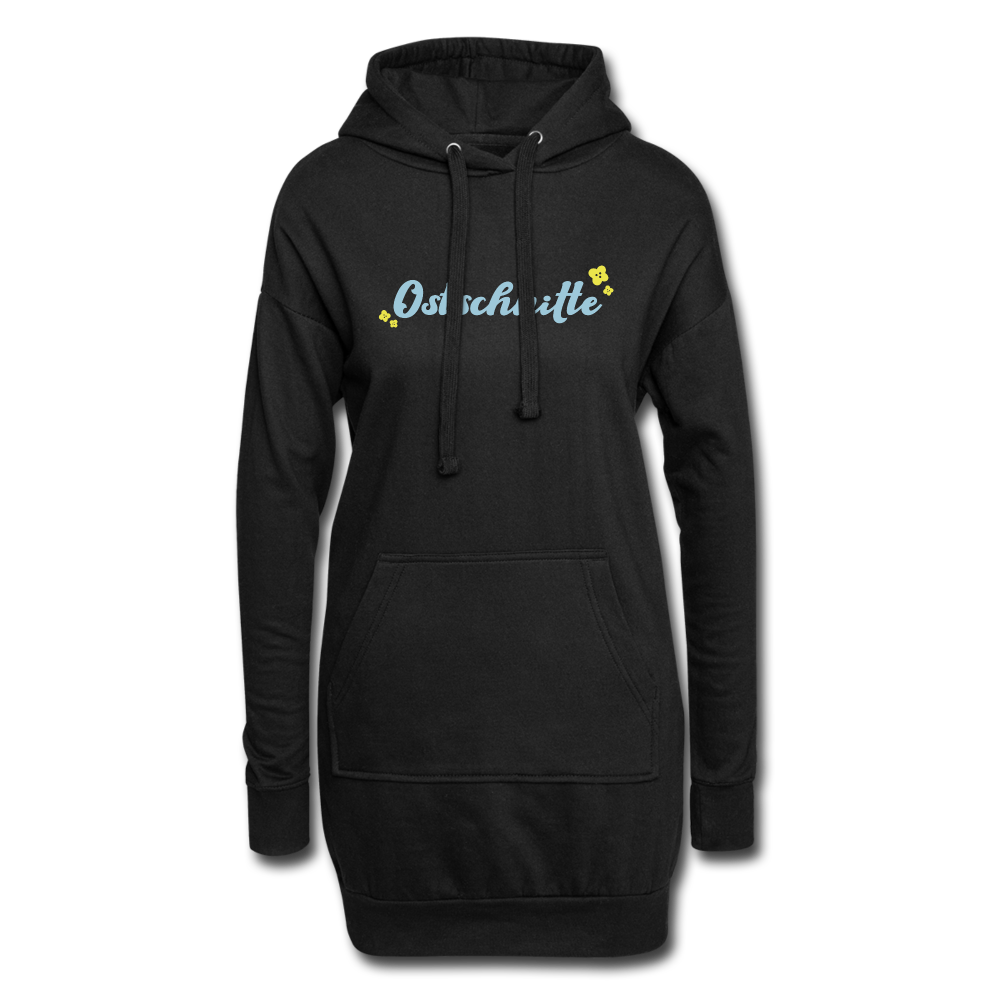 Ostschnitte - Hoodie-Kleid - black