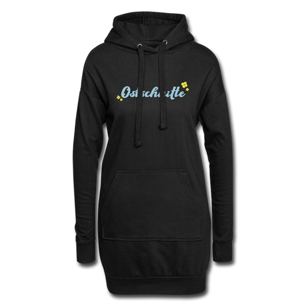 Ostschnitte - Hoodie-Kleid - black