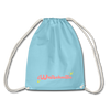 Westschnitte - Turnbeutel - aqua