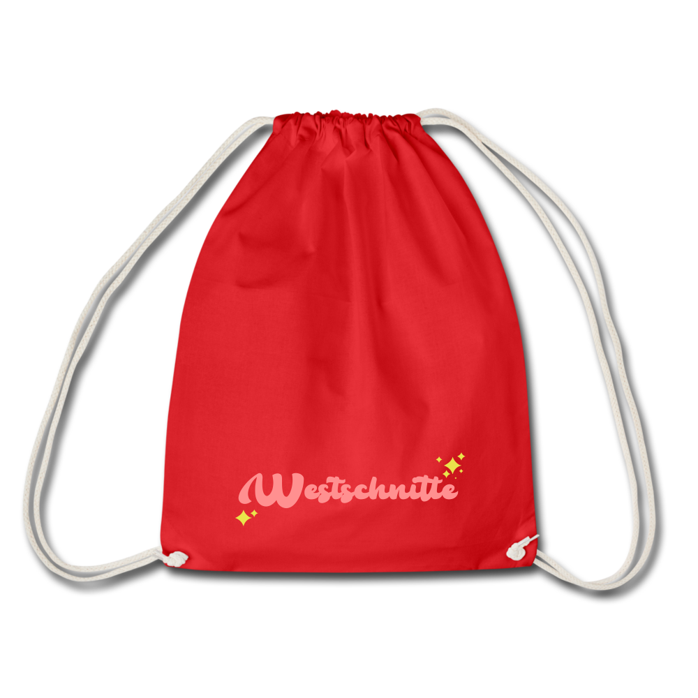 Westschnitte - Turnbeutel - red