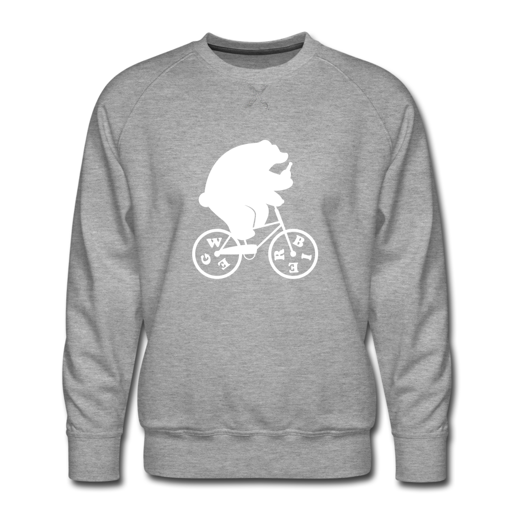 Wegbier Berlin - Männer Premium Sweatshirt - heather grey