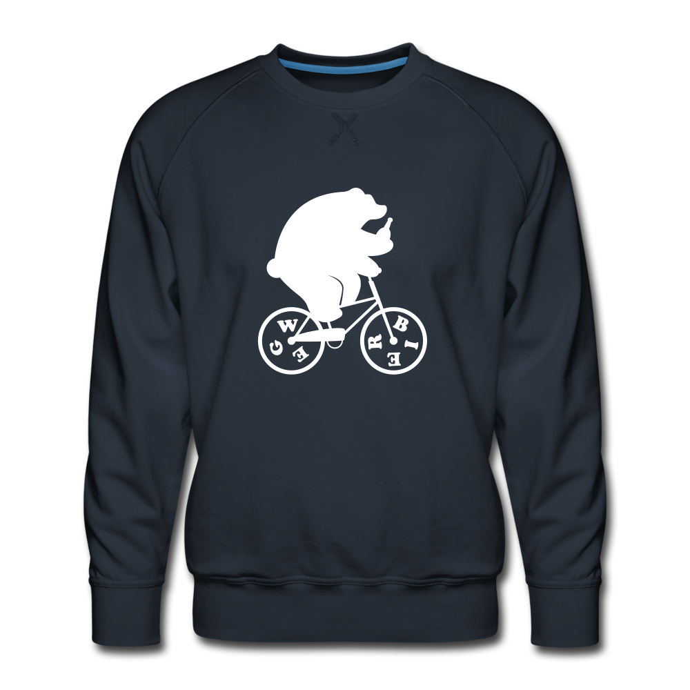 Wegbier Berlin - Männer Premium Sweatshirt - navy