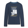 Liechtenstein oder Lichtenberg - Teenager Langarmshirt - navy