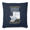 Liechtenstein oder Lichtenberg - Sofakissen mit Füllung (45 x 45 cm) - navy