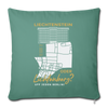 Liechtenstein oder Lichtenberg - Sofakissen mit Füllung (45 x 45 cm) - cypress green