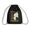 Malediven oder Marzahn - Turnbeutel - black