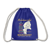Malediven oder Marzahn - Turnbeutel - royal blue